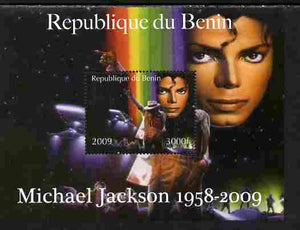 Benin 2009 Michael Jackson perf m/sheet unmounted mint. Note this item is privately produced and is offered purely on its thematic appeal