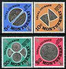 Montserrat 1975 Local Coinage perf set of 4 diamond shaped unmounted mint, SG 351-54