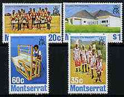 Montserrat 1974 University of the West Indies perf set of 4 unmounted mint, SG 324-27