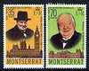 Montserrat 1974 Birth Centenary of Sir Winston Churchill perf set of 2 unmounted mint, SG 340-41