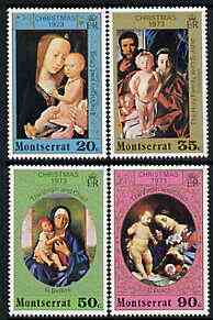 Montserrat 1973 Christmas (Paintings) perf set of 4 unmounted mint, SG 318-21