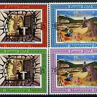 Montserrat 1972 Easter perf set of 4 unmounted mint, SG 287-90