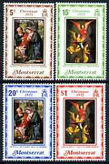 Montserrat 1971 Christmas perf set of 4 unmounted mint, SG 276-79