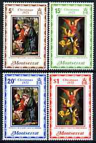 Montserrat 1971 Christmas perf set of 4 unmounted mint, SG 276-79