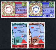 Montserrat 1969 CARIFTA perf set of 4 unmounted mint, SG 223-26