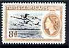 Turks & Caicos Islands 1955 Flamingoes in Flight 8d unmounted mint, SG 236