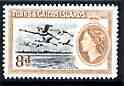 Turks & Caicos Islands 1955 Flamingoes in Flight 8d unmounted mint, SG 236