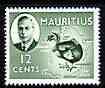 Mauritius 1950 Dodo & Map 12c (from def set) unmounted mint, SG 282