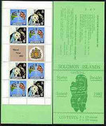 Solomon Islands 1982 Royal Visit & Commonwealth Games $2.96 booklet complete and pristine, SG SB5