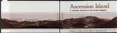 Ascension 1981 'A volcanic Outcrop' £1.20 booklet complete (Brown cover containing Flowers stamps) very fine, SG SB3