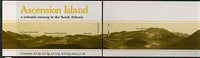 Ascension 1984 'A volcanic Outcrop' £1.20 booklet complete (Yellow cover containing Flowers stamps) very fine, SG SB3a