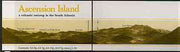Ascension 1984 'A volcanic Outcrop' £1.20 booklet complete (Yellow cover containing Flowers stamps) very fine, SG SB3a