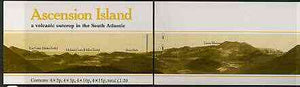 Ascension 1984 'A volcanic Outcrop' £1.20 booklet complete (Yellow cover containing Flowers stamps) very fine, SG SB3a