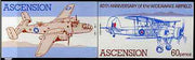 Ascension 1982 Wideawake Airfield (World War II Aircraft) 60p booklet complete (brown inscription stapled ar left) very fine, SG SB4