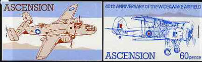 Ascension 1982 Wideawake Airfield (World War II Aircraft) 60p booklet complete (blue inscription stapled ar right) very fine, SG SB4a