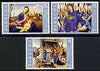 Barbuda 1970 Christmas Paintings) perf set of 3 unmounted mint, SG 85-87*