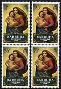 Barbuda 1969 Christmas (Paintings) perf set of 4 unmounted mint, SG 38-41*