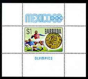 Barbuda 1968 Mexico Olympic Games perf m/sheet unmounted mint, SG MS31