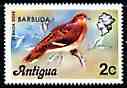 Barbuda 1977 Zenaida Dove 2c (from opt'd def set) unmounted mint, SG 307*