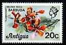 Barbuda 1977 Flamboyant 20c (from opt'd def set) unmounted mint, SG 314*