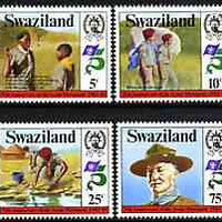 Swaziland 1982 75th Anniversary of Scouting perf set of 4 unmounted mint, SG 416-19