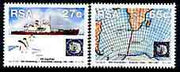 South Africa 1991 30th Anniversary of Antarctic Treaty perf set of 2 unmounted mint, SG 740-41