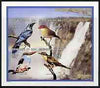 Mali 1996 Birds (& Waterfall) imperf composite sheetlet containing set of 4 unmounted mint, Mi 1589-92