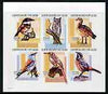 Mali 2000 Birds imperf sheetlet containing set of 6 unmounted mint, Mi 2516-21