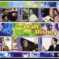 Congo 2002 Walt Disney perf sheetlet containing set of 6 values unmounted mint