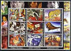 Somalia 2002 Modern Art perf sheetlet containing set of 9 values unmounted mint (Picasso, Chagall & Dali)
