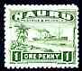 Nauru 1924-48 Century (Freighter) 1d green unmounted mint, SG 27A*