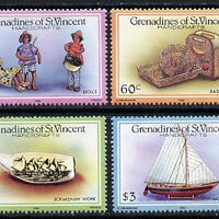 St Vincent - Grenadines 1986 Handicrafts set of 4 unmounted mint SG 464-7