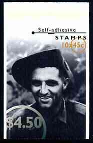 Australia 1995 Second World War Heroes $4.50 self-adhesive booklet, pristine SG SB89
