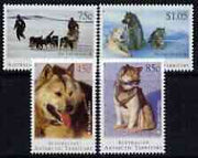 Australian Antarctic Territory 1994 Departure of Huskies perf set of 4 unmounted mint, SG 104-107