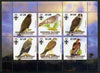 Mauritania 2002 Birds of Prey #3 perf sheetlet containing 6 values (Eagle, Buzzards, Falcons & Hawks) each with Scout logo unmounted mint