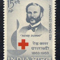 India 1963 Red Cross Centenary unmounted mint SG 467