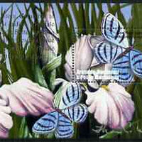 Grenada - Grenadines 2002 Flora & Fauna perf m/sheet (Blue Night Butterfly), signed by Thomas C Wood the designer, unmounted mint