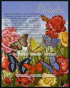 Grenada - Grenadines 2002 Flora & Fauna perf composite sheetlet containing 6 values (Butterflies), signed by Thomas C Wood the designer, unmounted mint