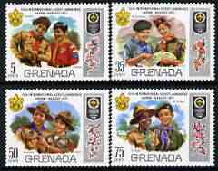 Grenada 1971 World Scout Jamboree perf set of 4 unmounted mint, SG 440-43