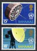 Bahamas 1973 IMO & WMO Centenary perf set of 2 unmounted mint, SG 410-11