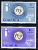 Gambia 1965 ITU Centenary perf set of 2 unmounted mint, SG 228-29