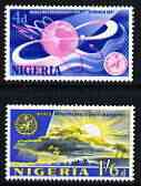 Nigeria 1967 World Meteorological Day perf set of 2 unmounted mint, SG 200-201