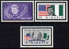 Nigeria 1964 President Kennedy Memorial Issue perf set of 3 unmounted mint, SG 147-49