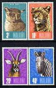 Malawi 1975 Animals perf set of 4 unmounted mint, SG 496-99