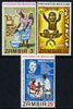 Zambia 1970 Preventative Medicine perf set of 3 unmounted mint, SG 152-54