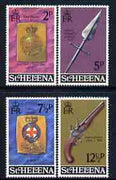 St Helena 1972 Military Equipment (3rd issue) perf set of 4 unmounted mint, SG 285-88