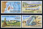Mauritius 1971 25th Anniversary of Plaisance Airport perf set of 4 unmounted mint, SG 431-34