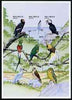 Maldive Islands 1997 Birds of the World sheetlet of 9 imperf from limited printing unmounted mint, as SG 2635a
