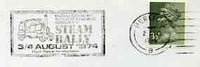 Postmark - Great Britain 1974 cover bearing illustrated slogan cancellation for Ross on Wye Steam Rally