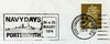 Postmark - Great Britain 1974 cover bearing illustrated slogan cancellation for Navy Days at Portsmouth